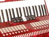 Aidi Accordion full size in red pearloid